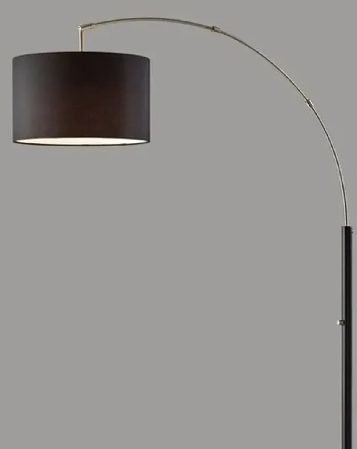 Maddox Floor Lamp - Black/Steel