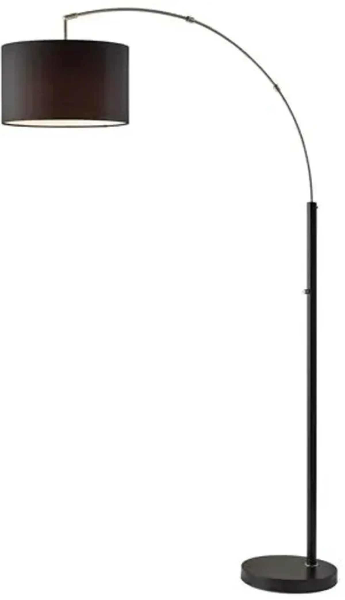 Maddox Floor Lamp - Black/Steel