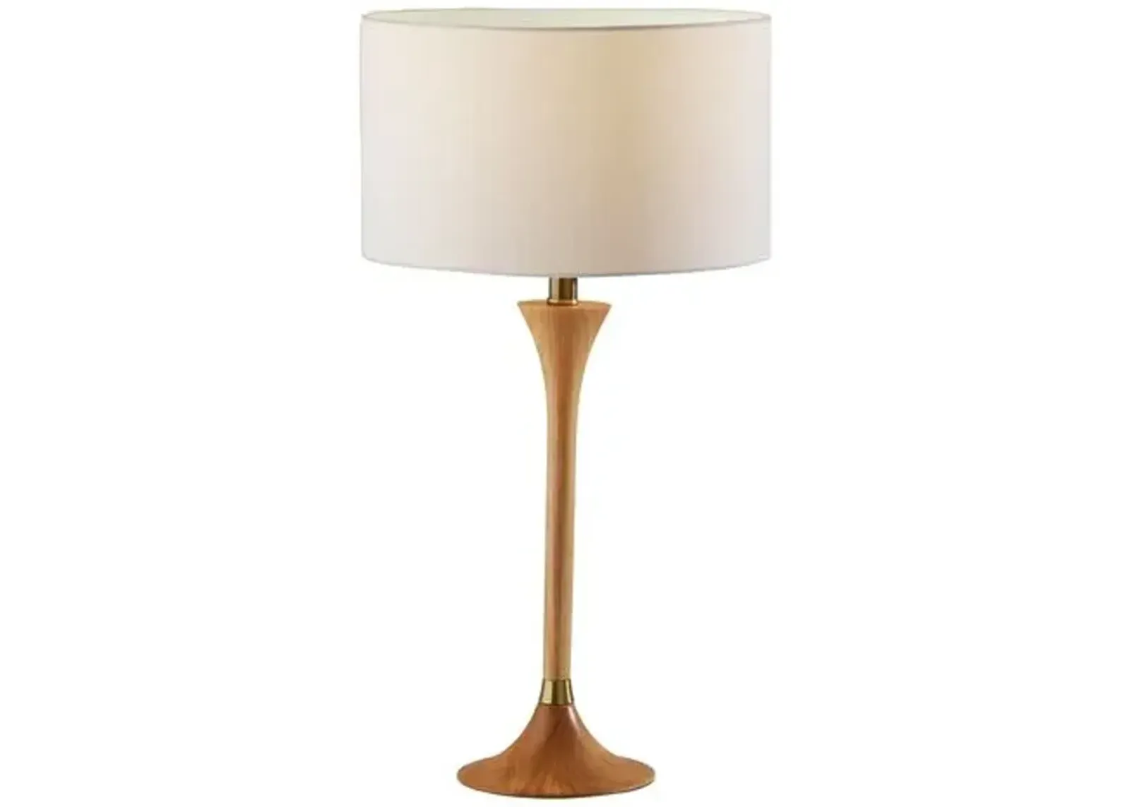 Sadie Table Lamp - Natural/ Brass