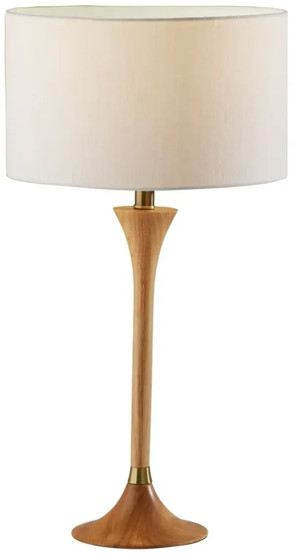 Sadie Table Lamp - Natural/ Brass