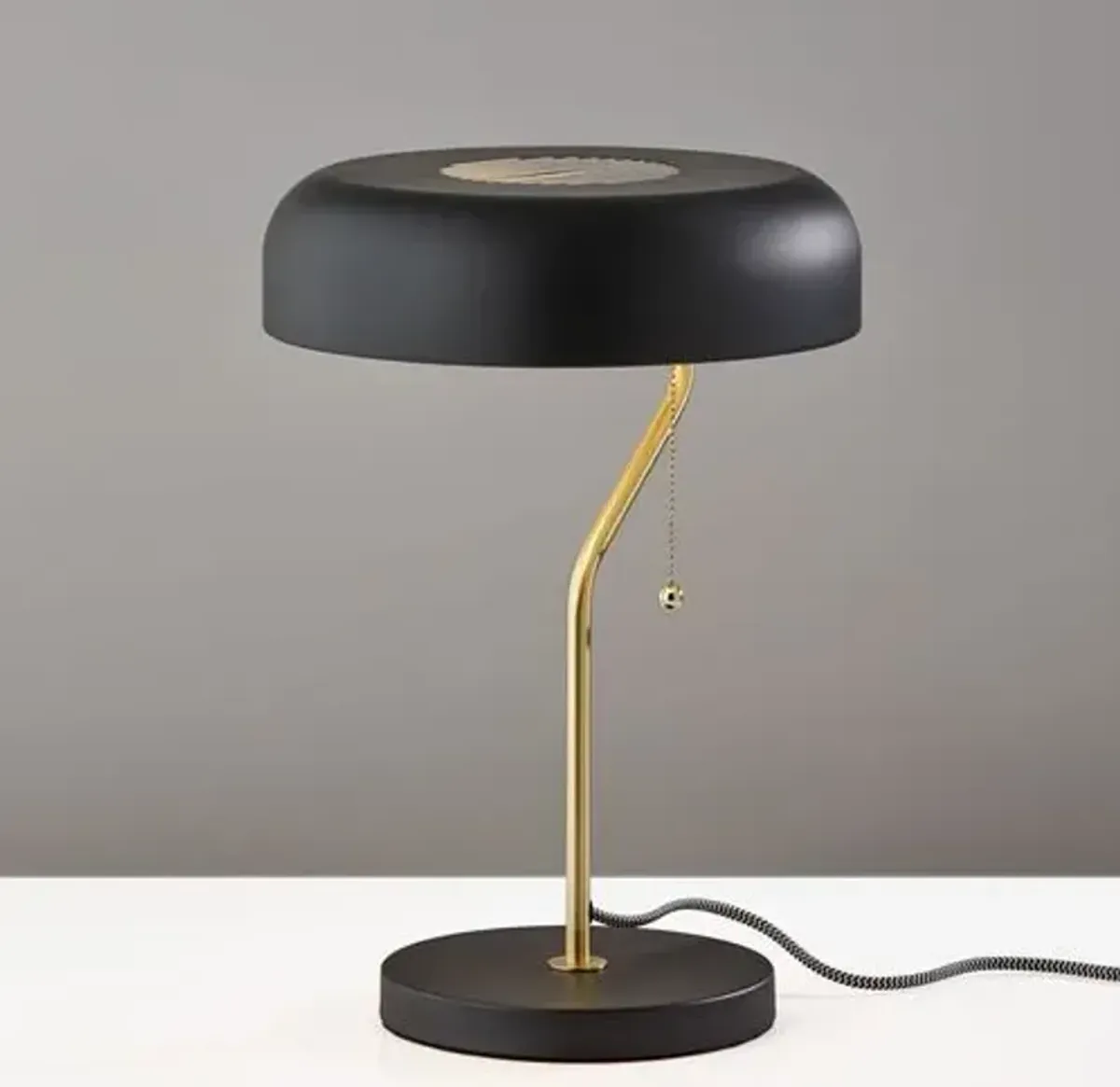 Brighton Table Lamp - Black/Antique Brass