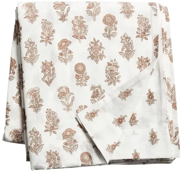 Nishik Duvet Cover, Ivory/Tumeric