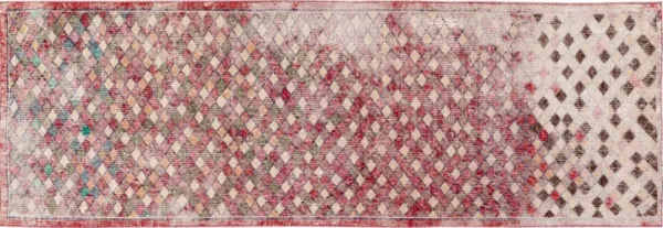 Vintage Turkish Wool Runner Rug - Apadana - Red - Red