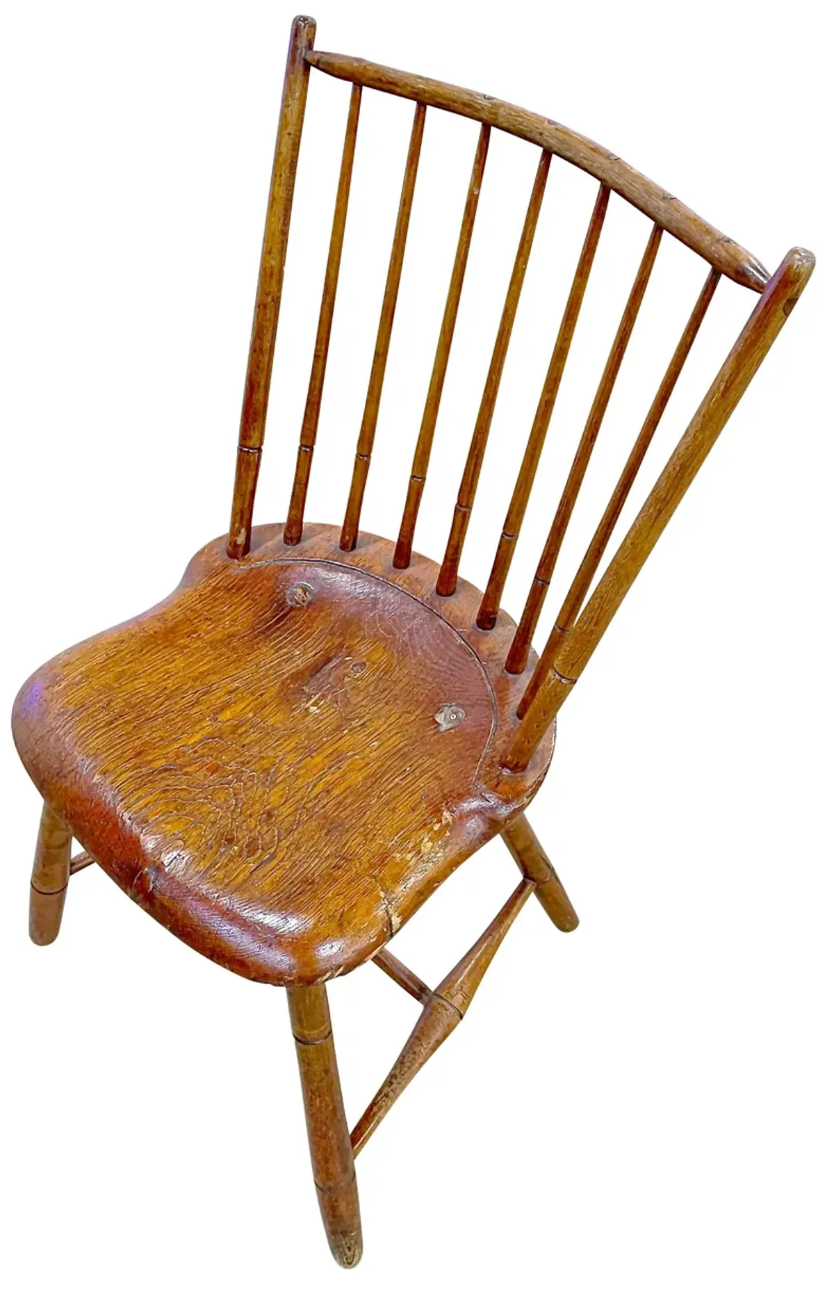 Antique Hand-Made School Chair - Vermilion Designs - brown