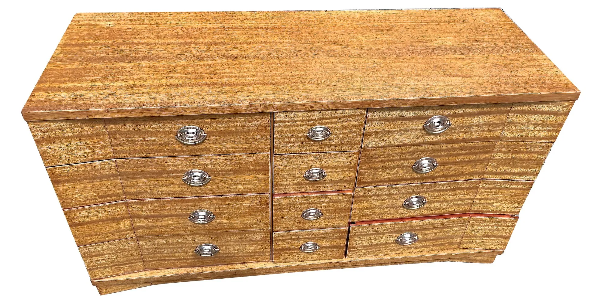 Mid-Century Modern Mahogany Dresser - Vermilion Designs - brown