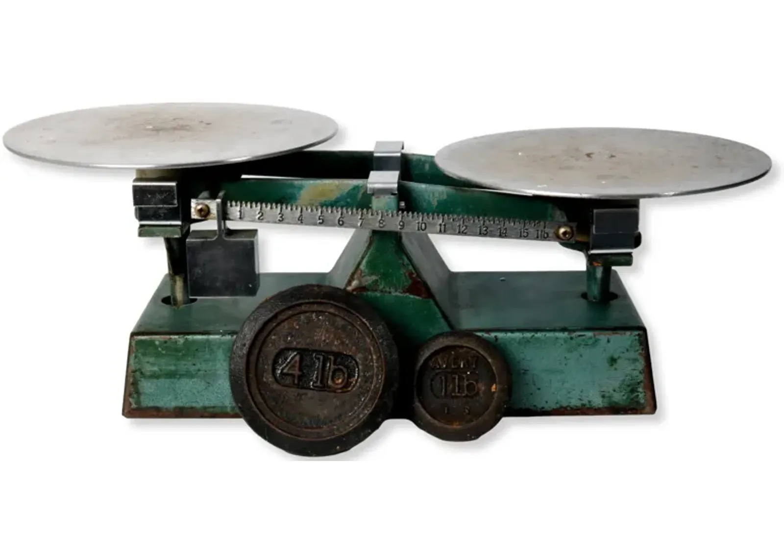 Industrial Scale wi/Weights - 3Pcs - The Queens Landing - Green