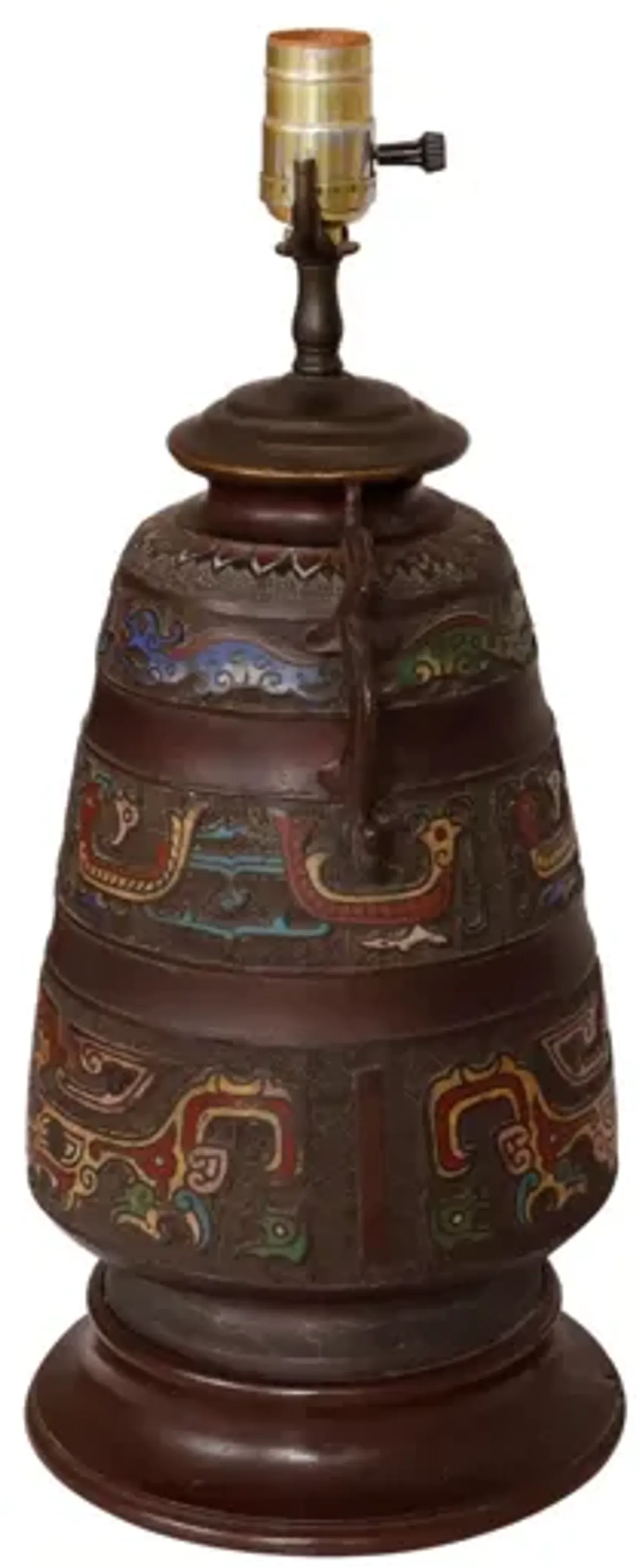 Aztec Style Metal Table Lamp - Interesting Things