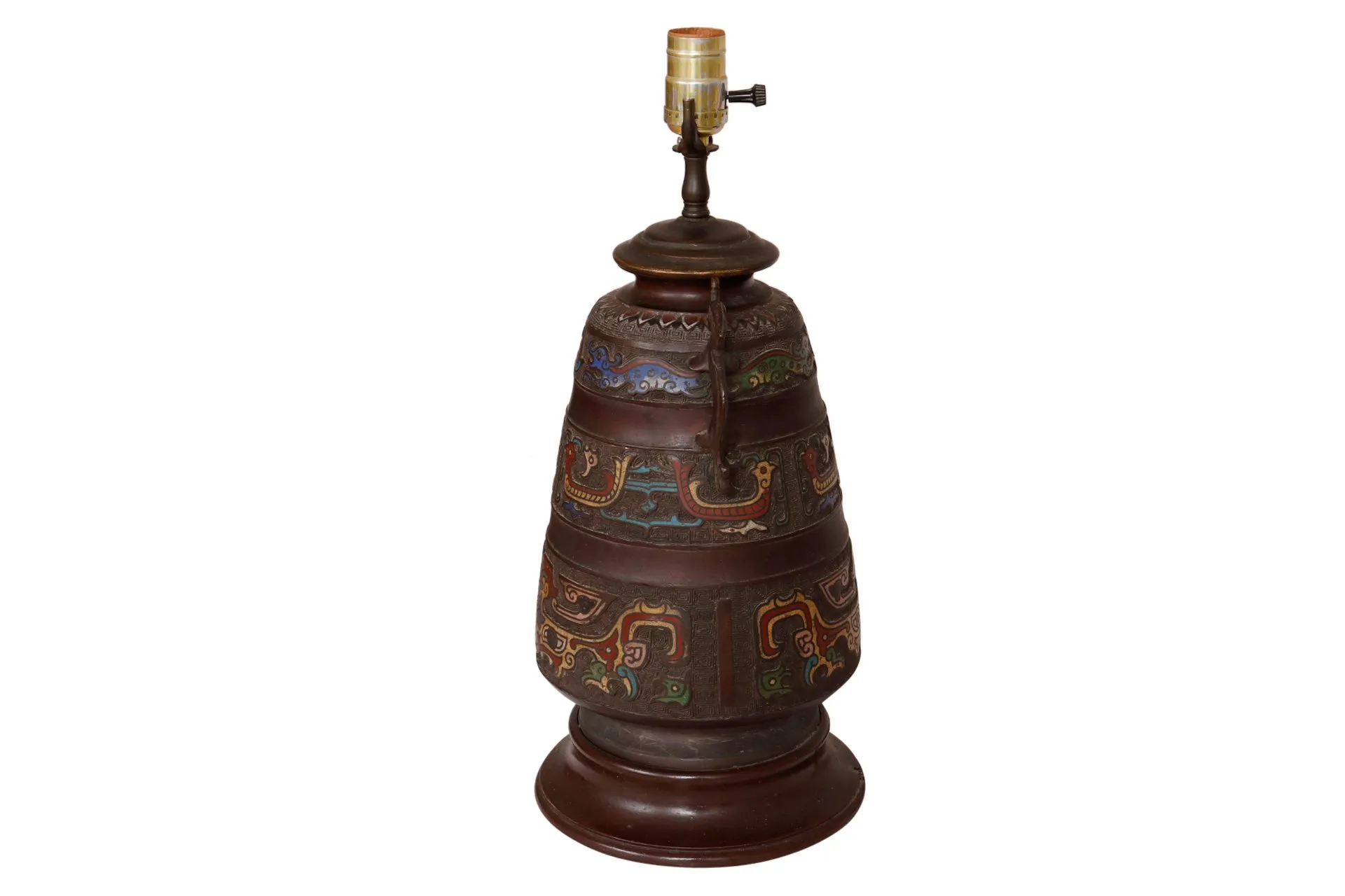 Aztec Style Metal Table Lamp - Interesting Things