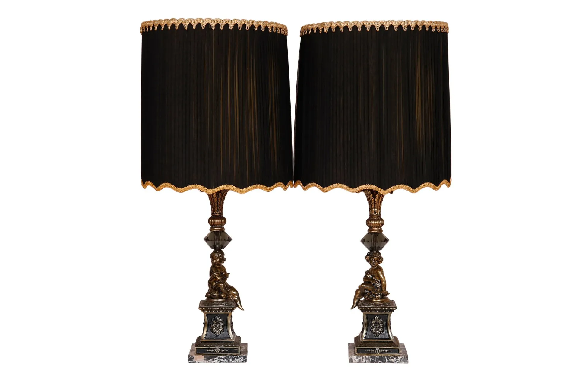 Figural French Empire Table Lamps - Set of 2 - Interesting Things