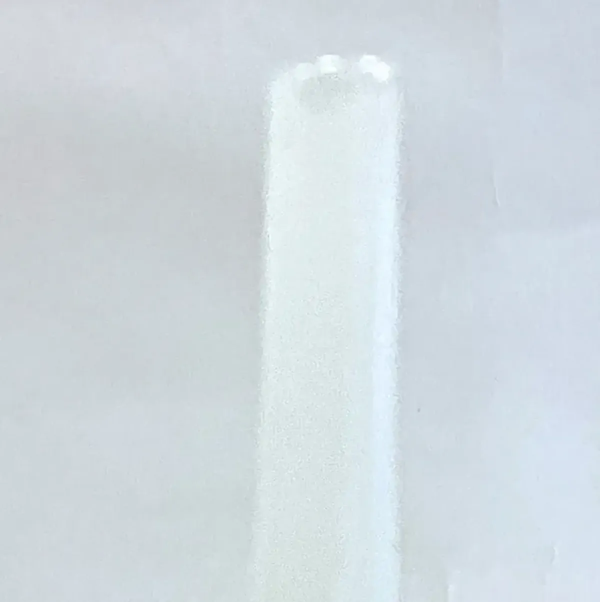 Abstract Tall White Glass Vase - Vermilion Designs