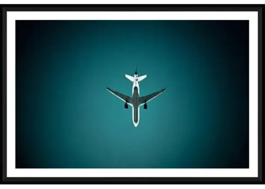 Miikka S. Luotio - Airplane Silhouette - Black