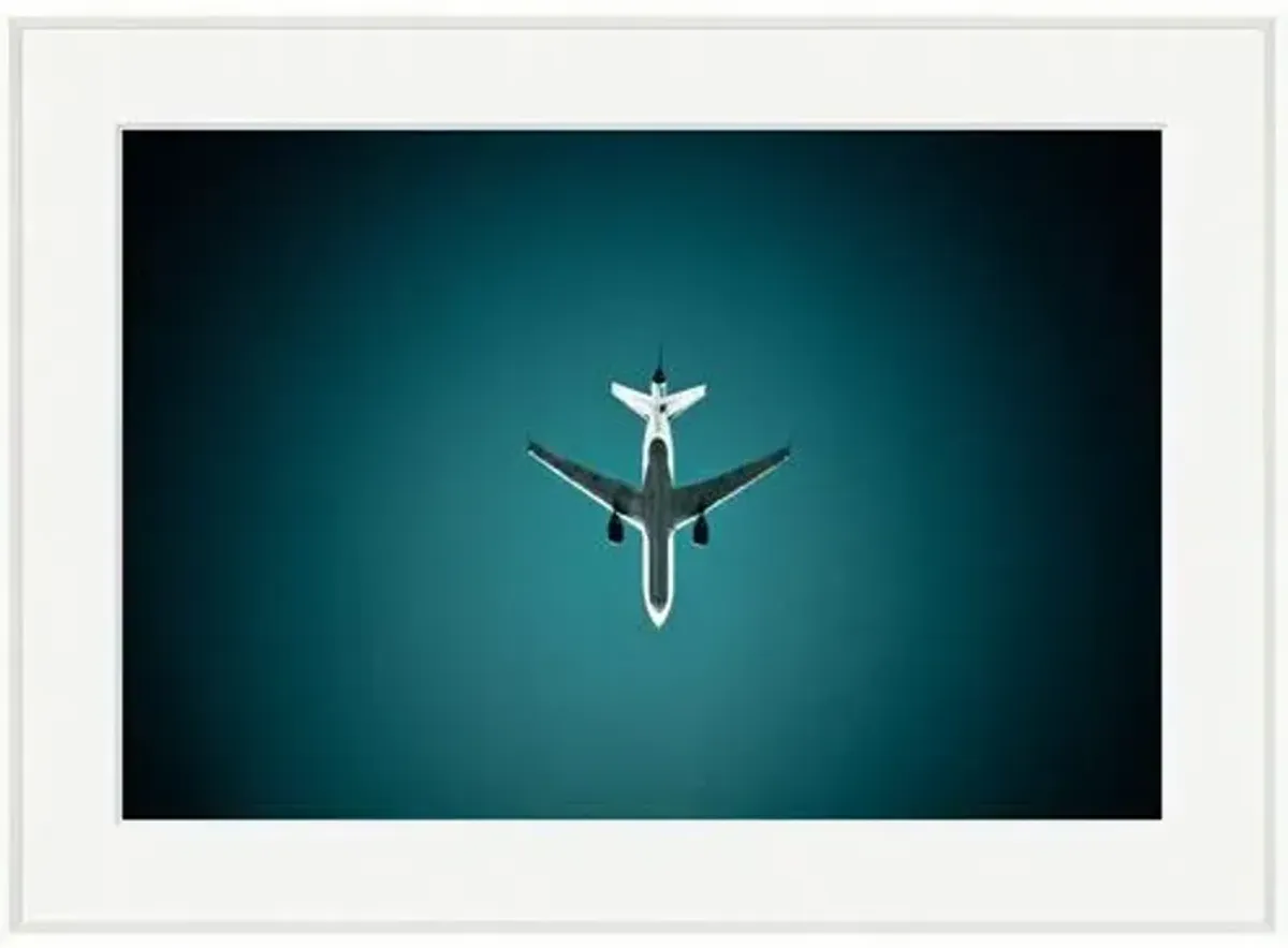 Miikka S. Luotio - Airplane Silhouette - White