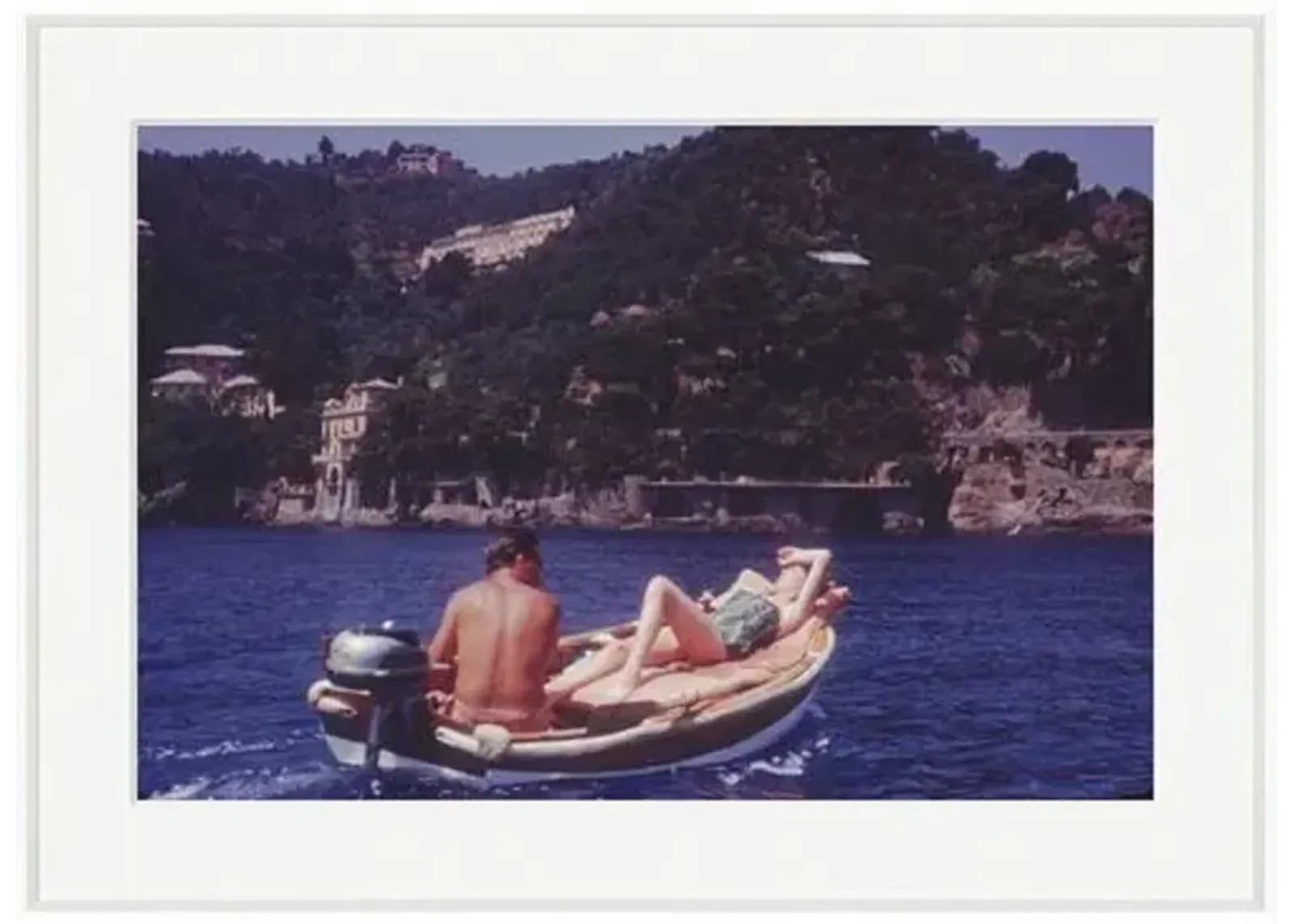 Thurston Hopkins - Portofino Boat Ride - White