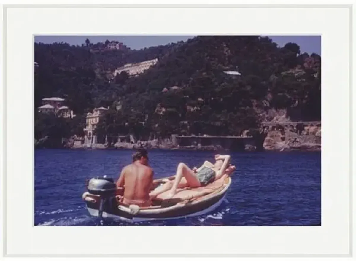 Thurston Hopkins - Portofino Boat Ride - White