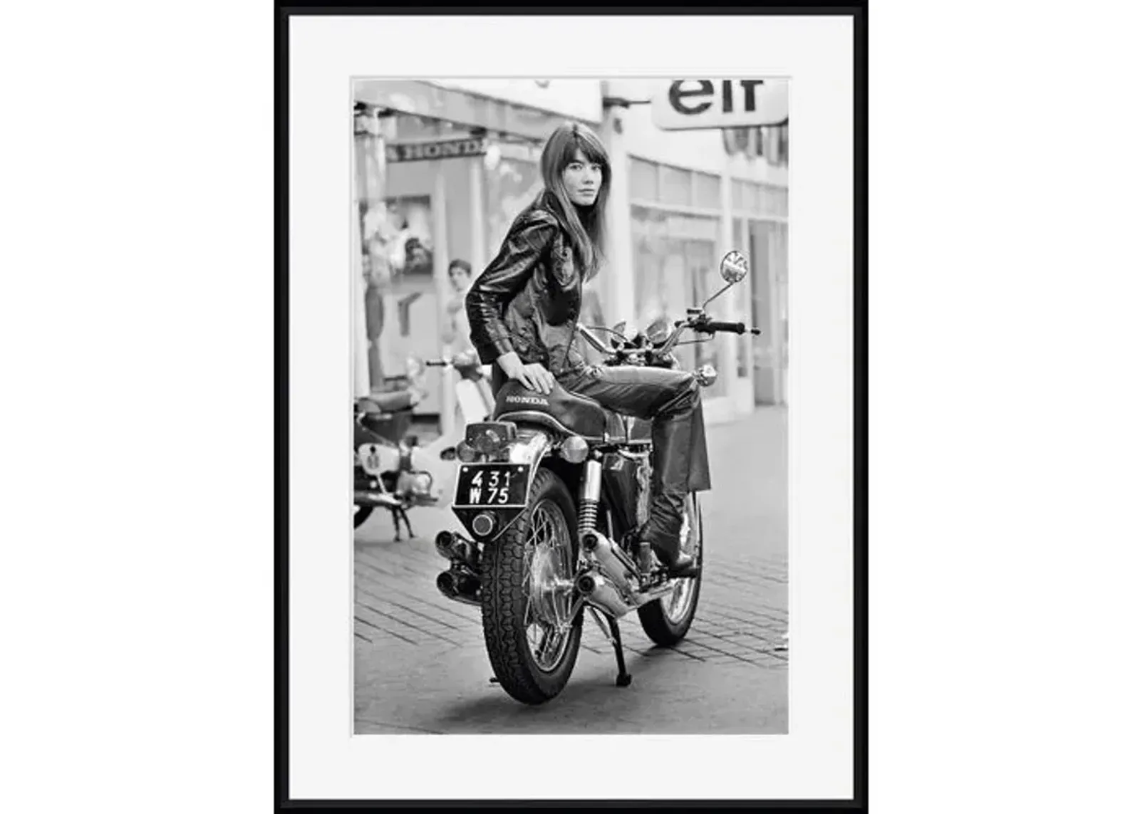 Reg Lancaster - Francoise Hardy - Black