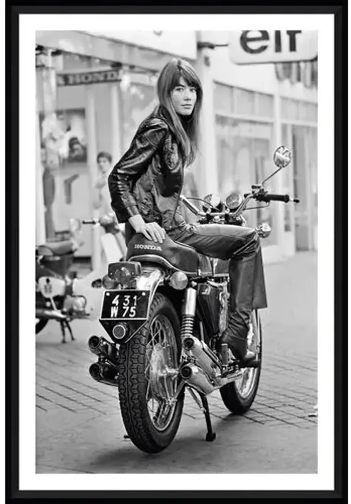 Reg Lancaster - Francoise Hardy - Black