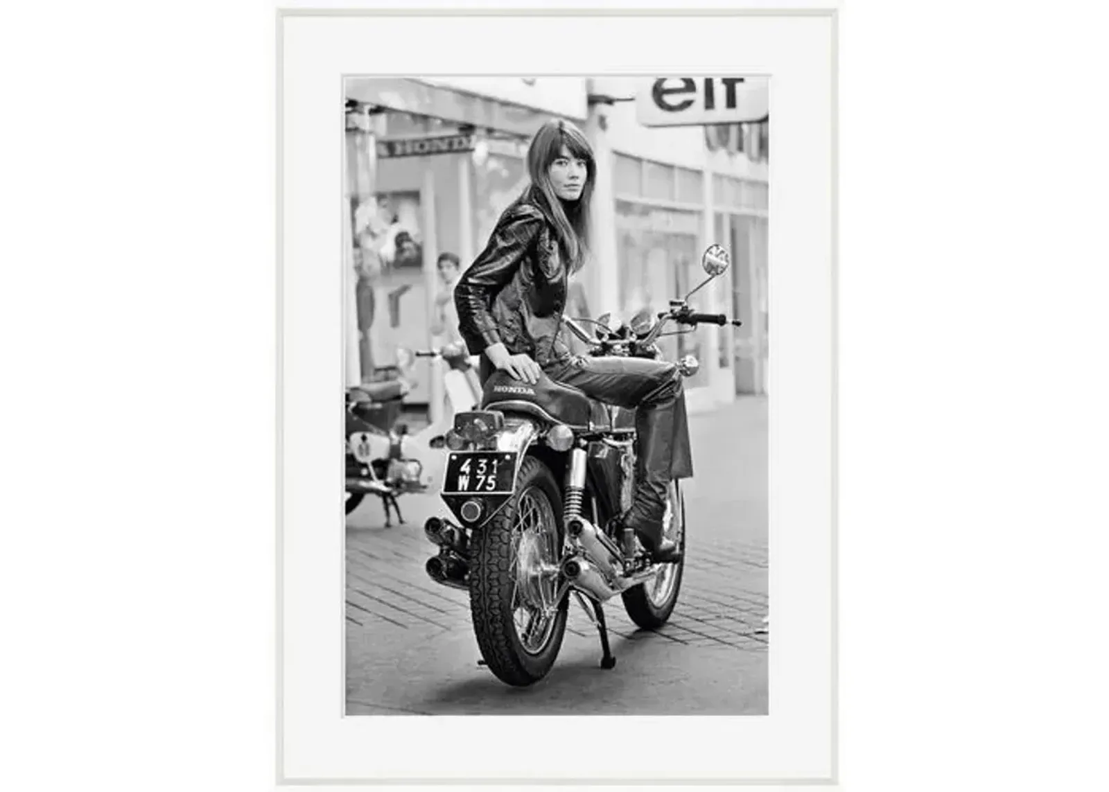 Reg Lancaster - Francoise Hardy - White