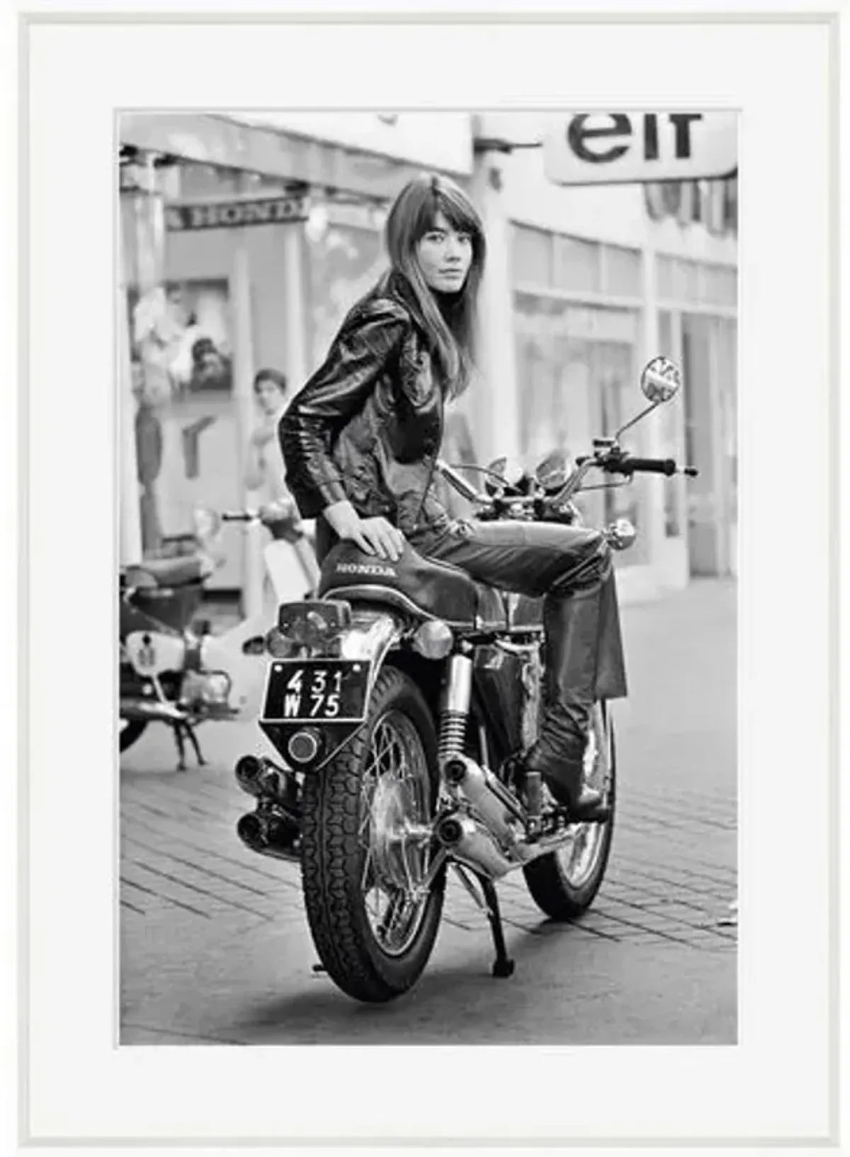 Reg Lancaster - Francoise Hardy - White