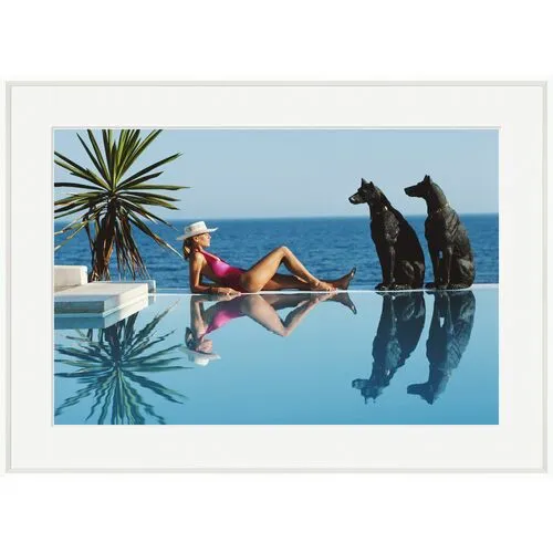 Slim Aarons - Pantz Pool - White