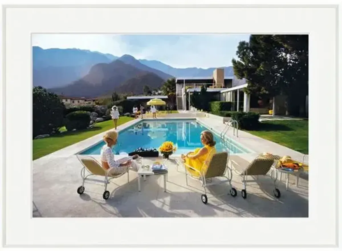 Slim Aarons - Poolside Glamour - White