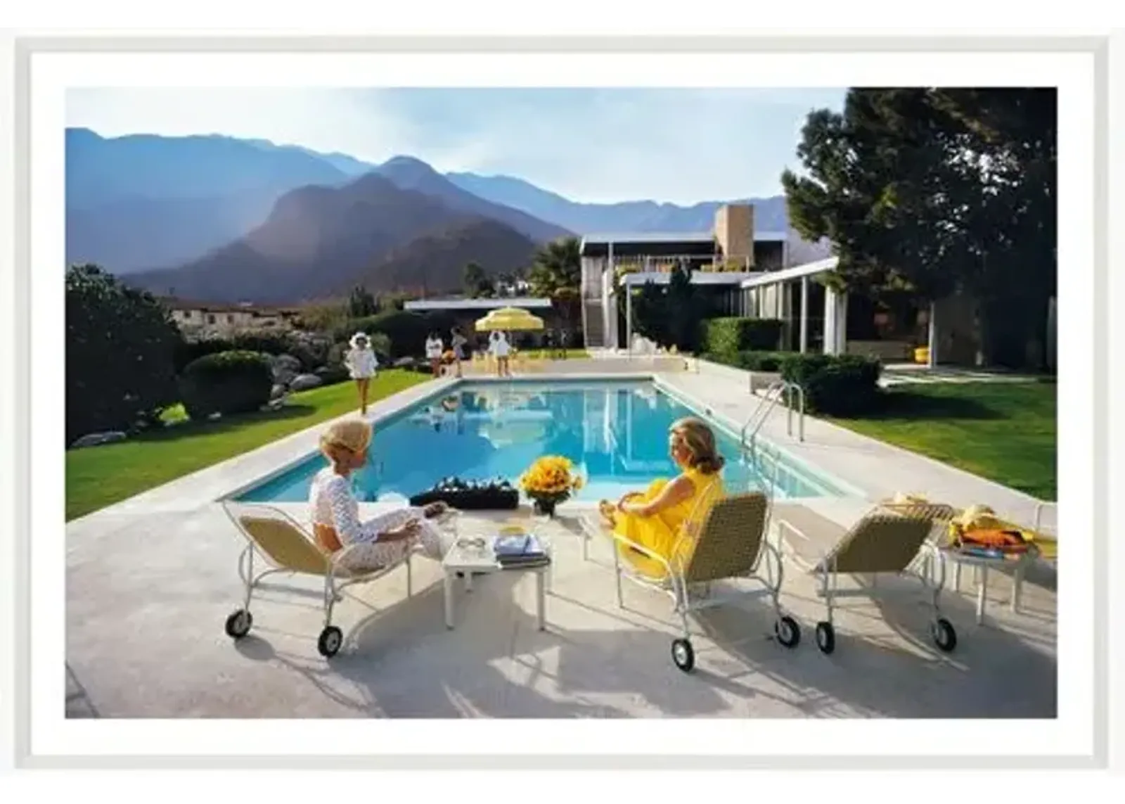 Slim Aarons - Poolside Glamour - White