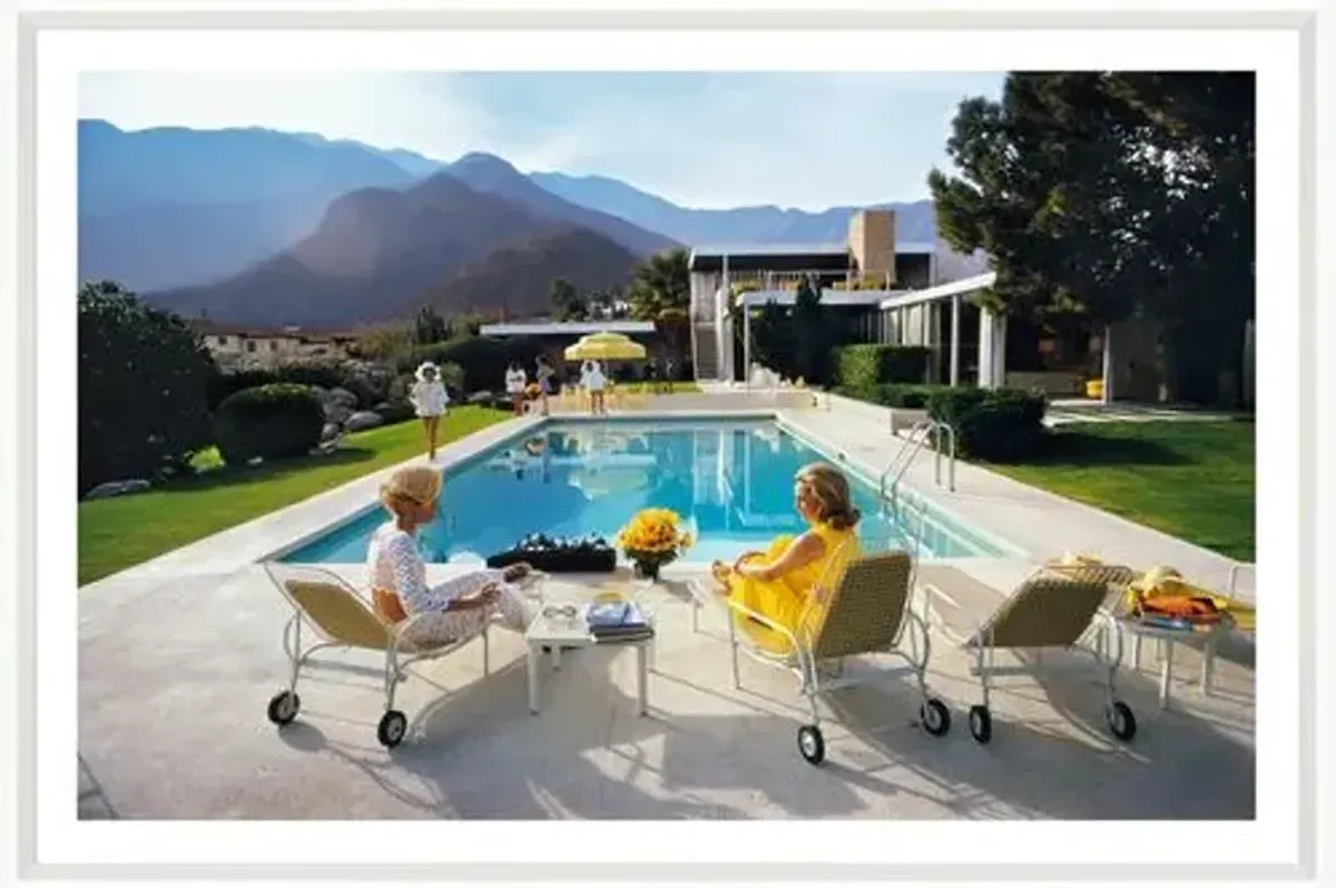 Slim Aarons - Poolside Glamour - White