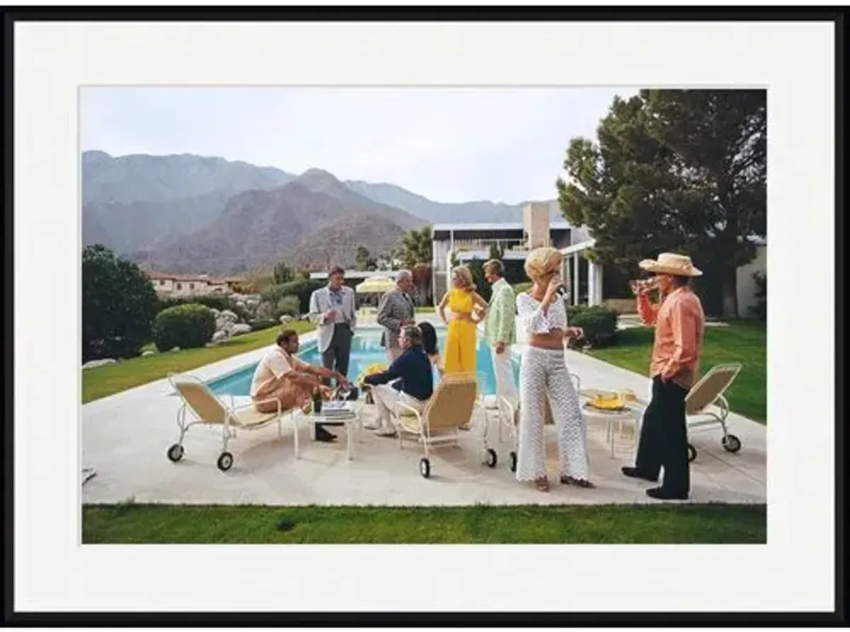 Slim Aarons - Desert House Party 1970 - Black