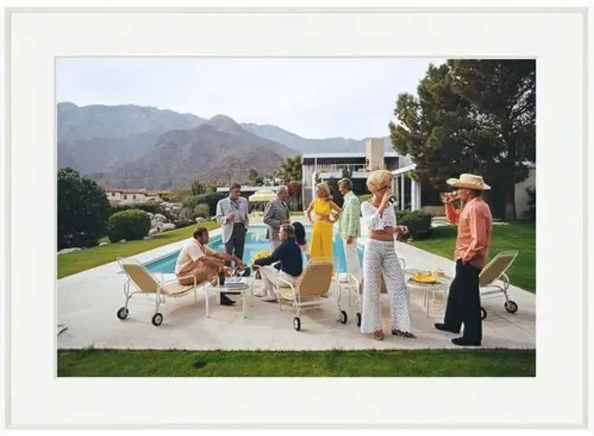 Slim Aarons - Desert House Party 1970 - White