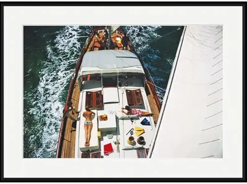 Slim Aarons - Deck Dwellers - Black