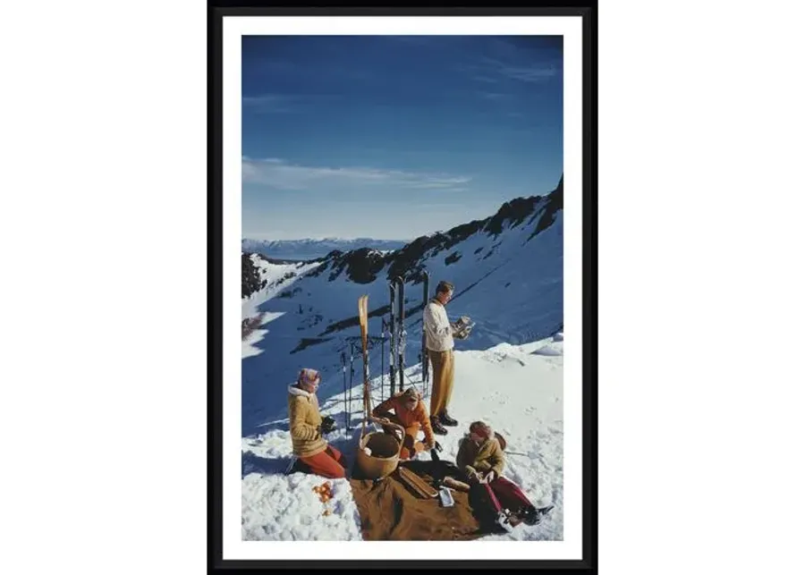 Slim Aarons - Squaw Valley Picnic - Black