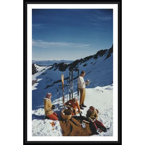 Slim Aarons - Squaw Valley Picnic - Black