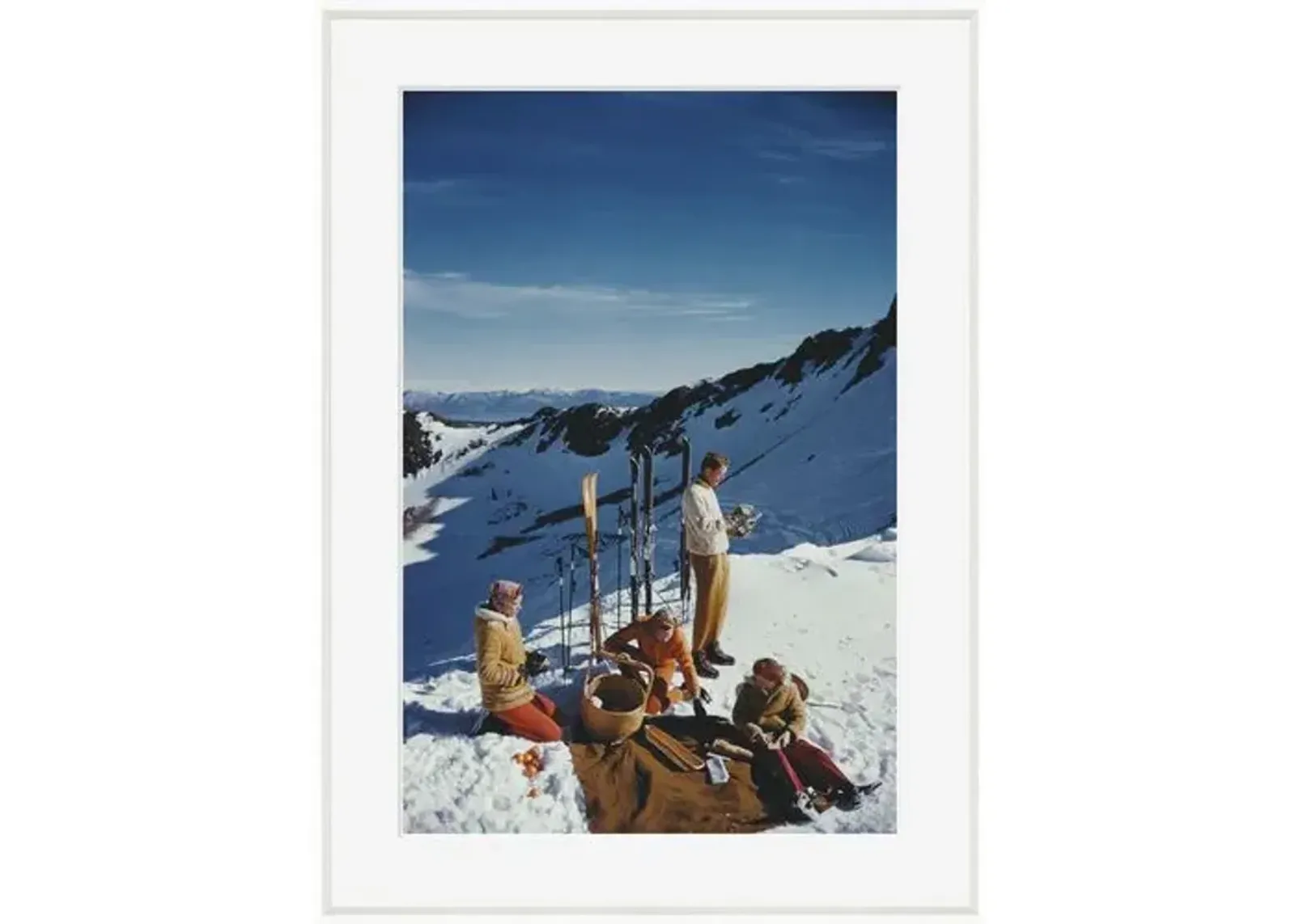 Slim Aarons - Squaw Valley Picnic - White