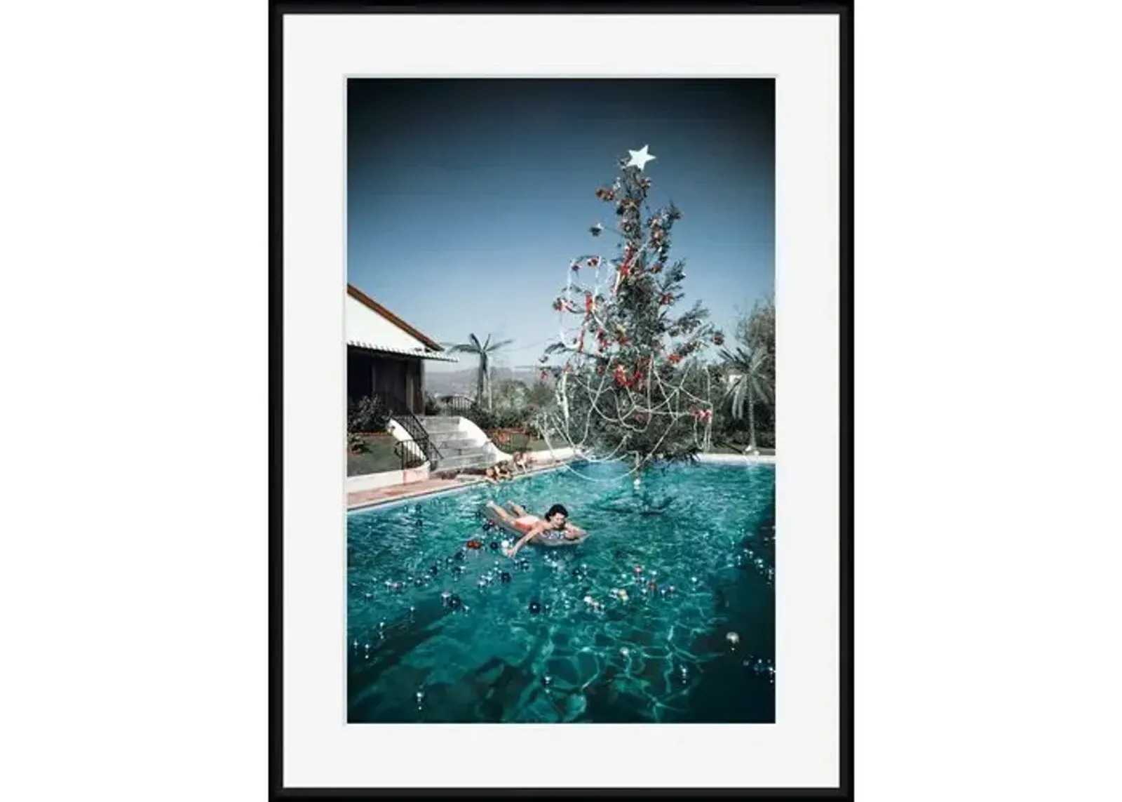 Slim Aarons - Christmas Swim 1954 - Black