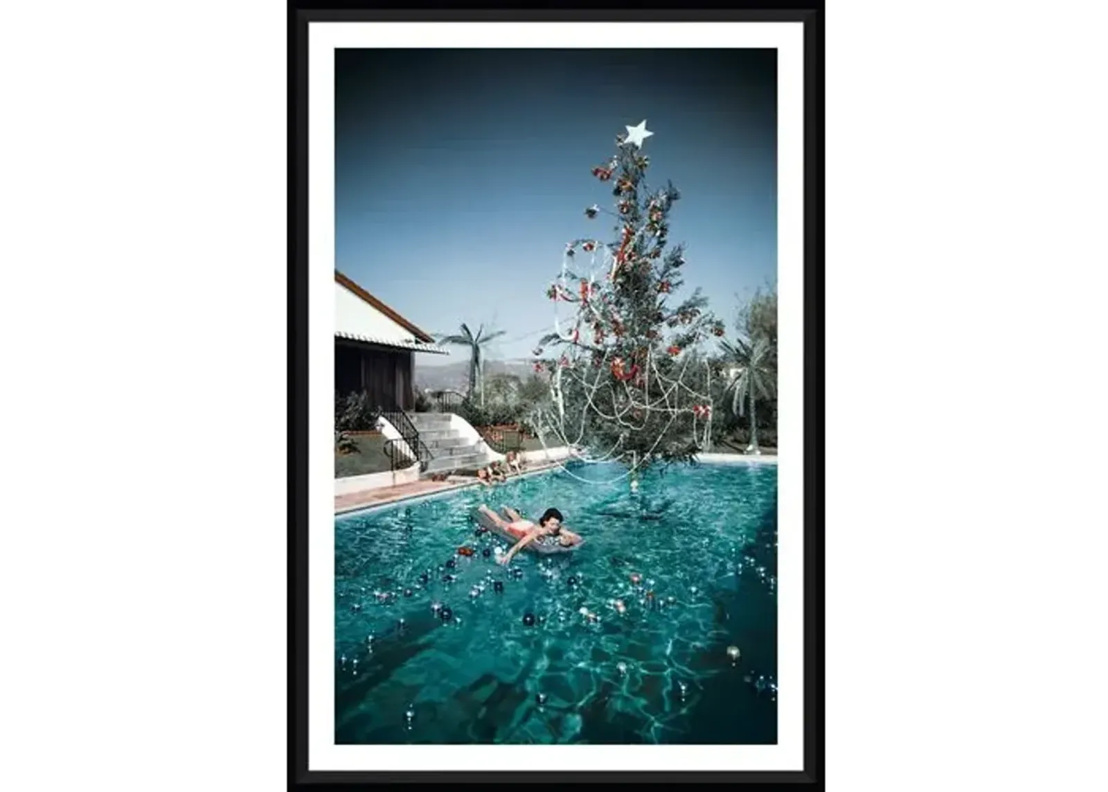 Slim Aarons - Christmas Swim 1954 - Black