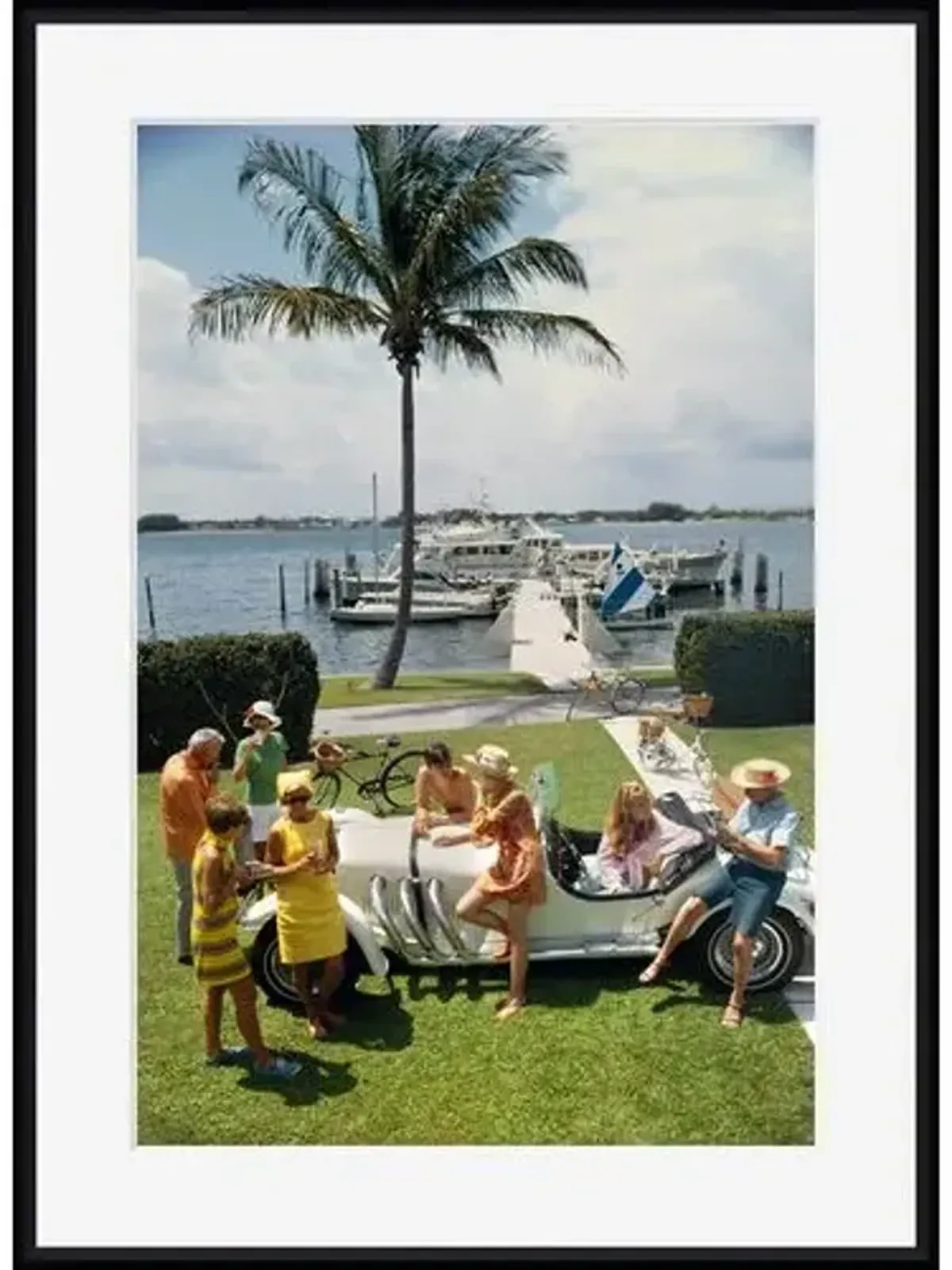 Slim Aarons - Palm Beach Society - Black