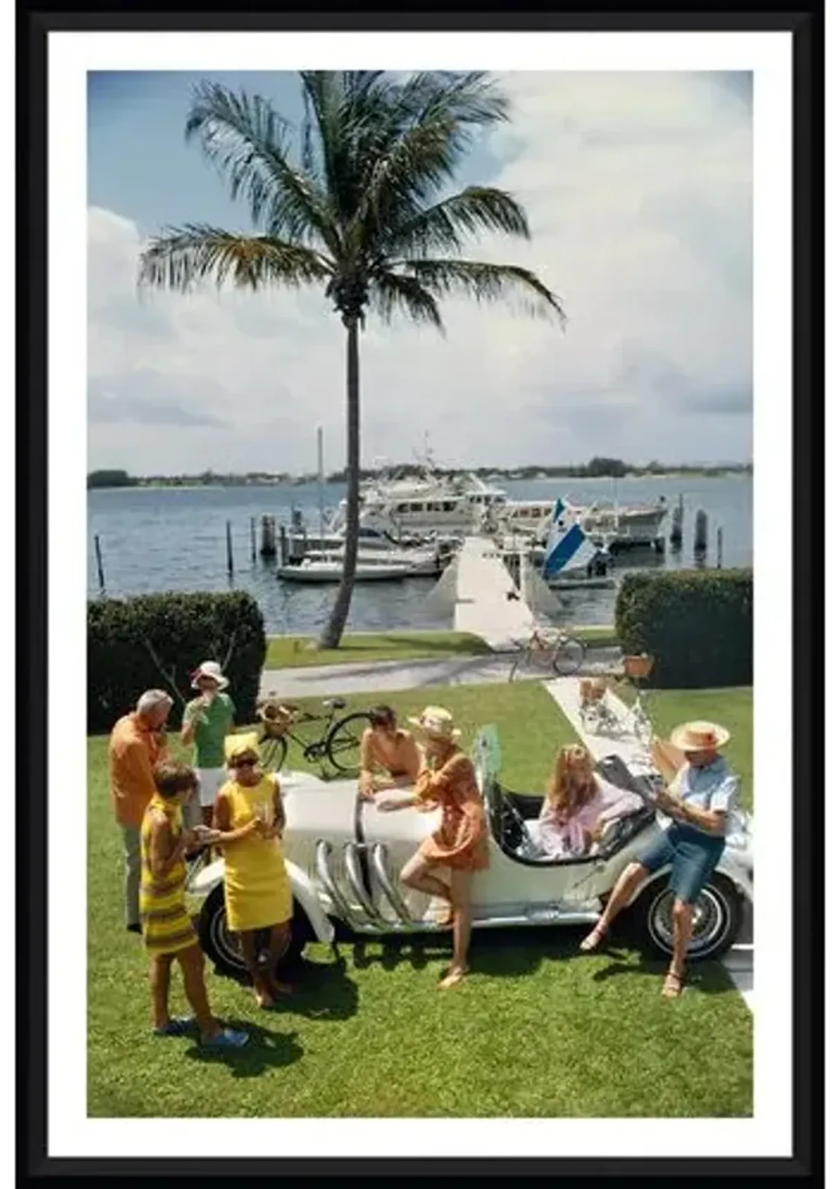 Slim Aarons - Palm Beach Society - Black