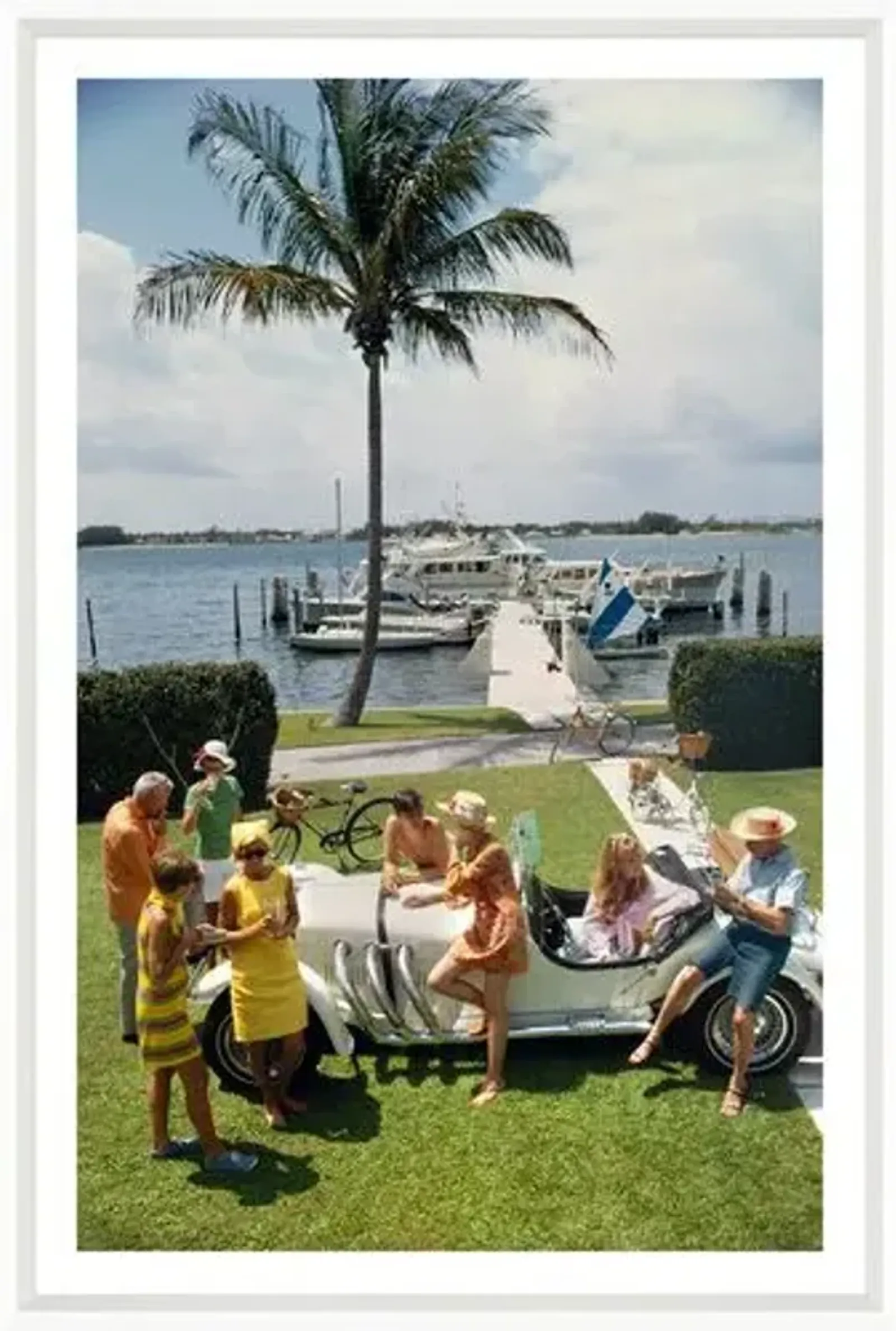 Slim Aarons - Palm Beach Society - White