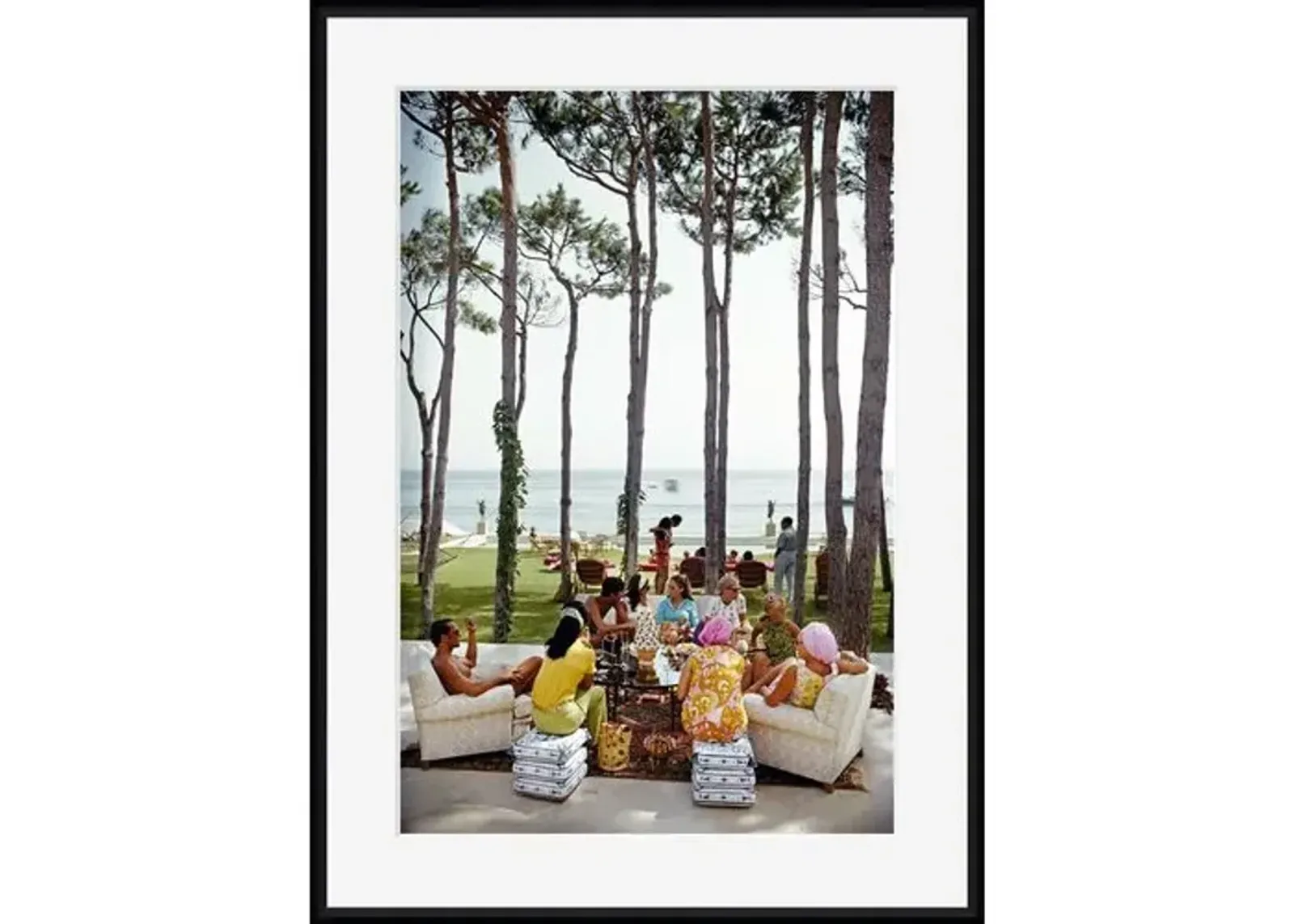 Slim Aarons - Marbella House Party - Black