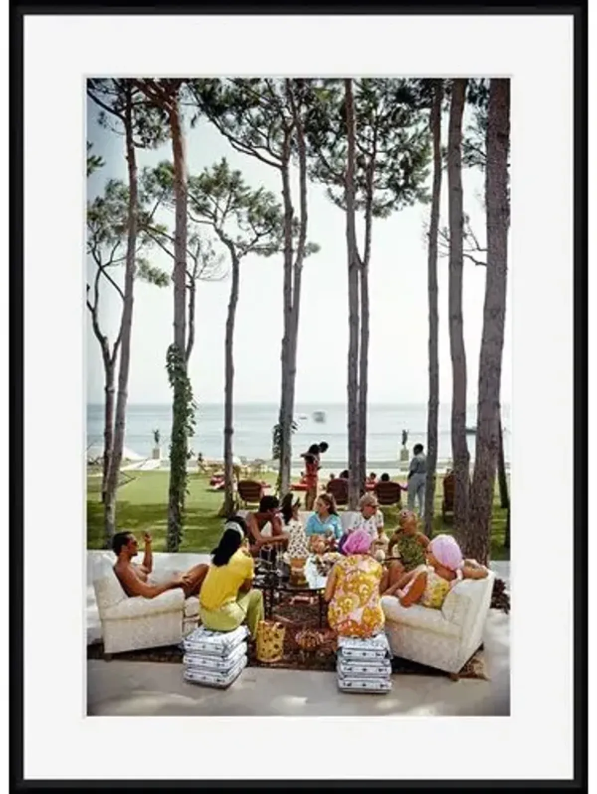 Slim Aarons - Marbella House Party - Black