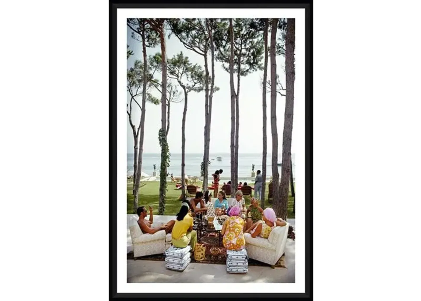 Slim Aarons - Marbella House Party - Black