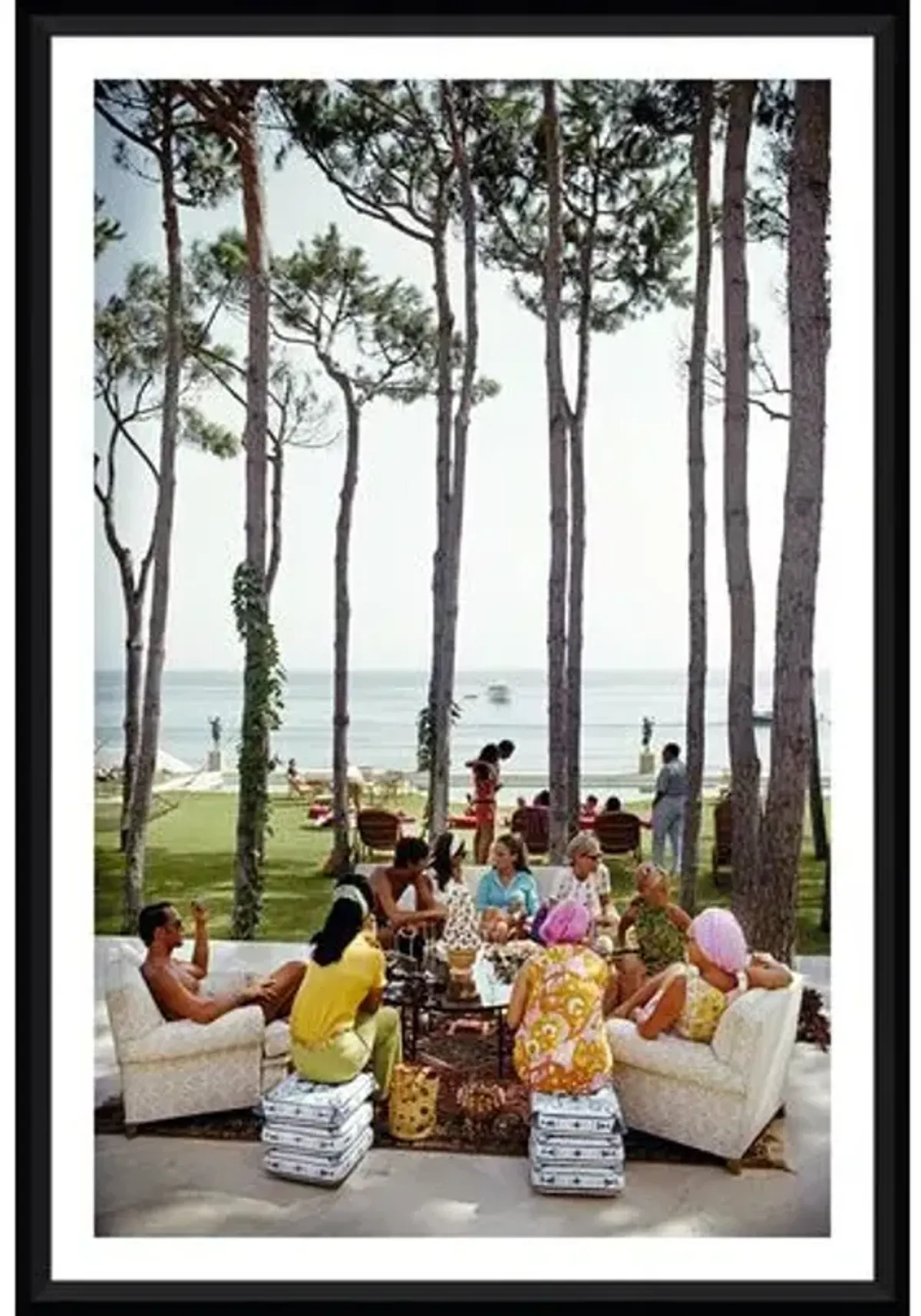 Slim Aarons - Marbella House Party - Black