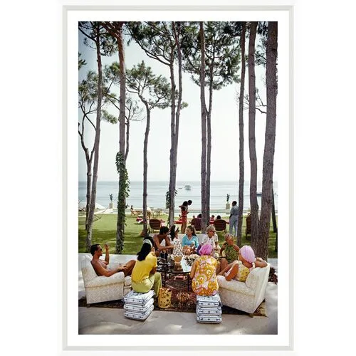 Slim Aarons - Marbella House Party - White