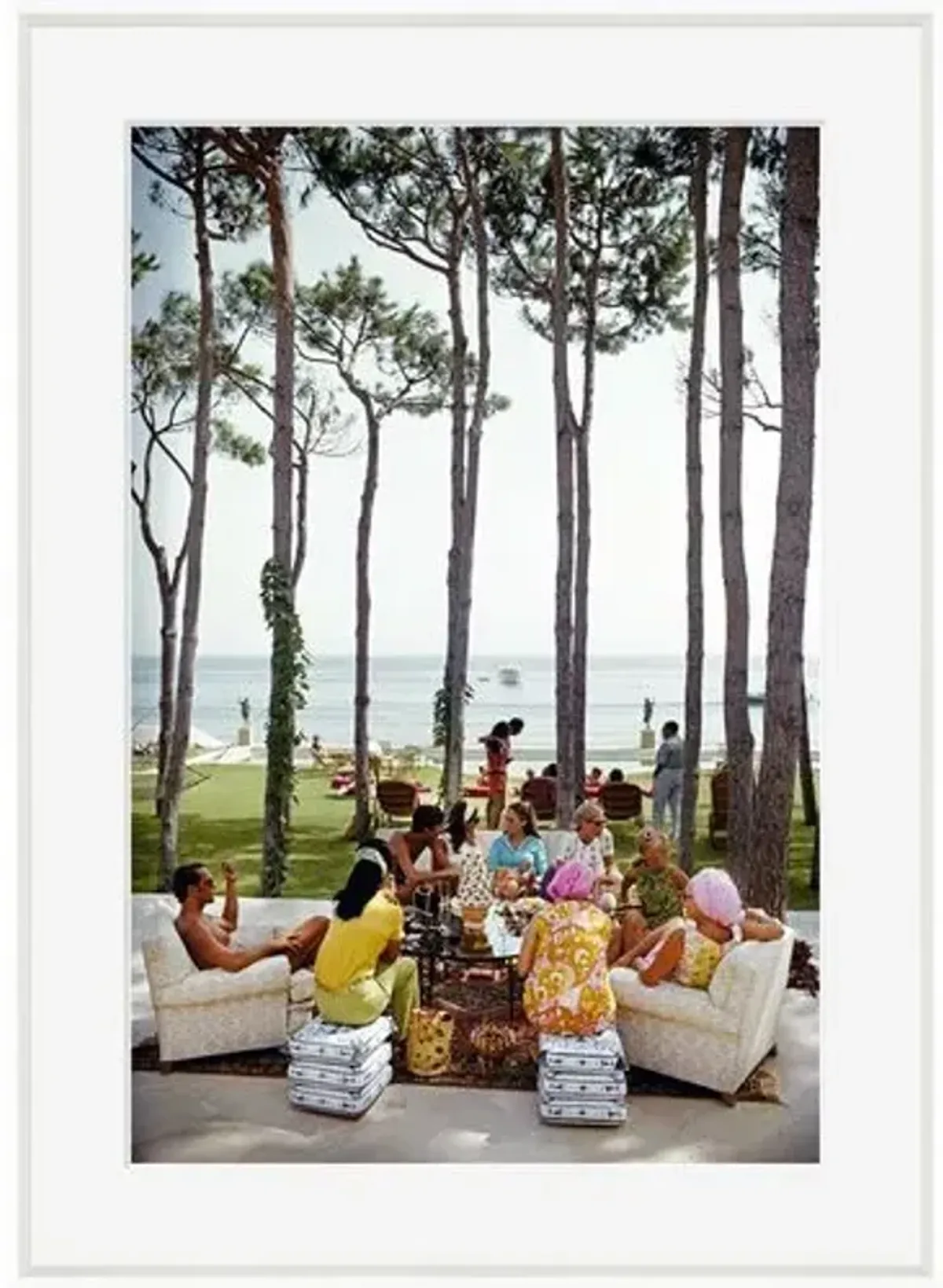 Slim Aarons - Marbella House Party - White