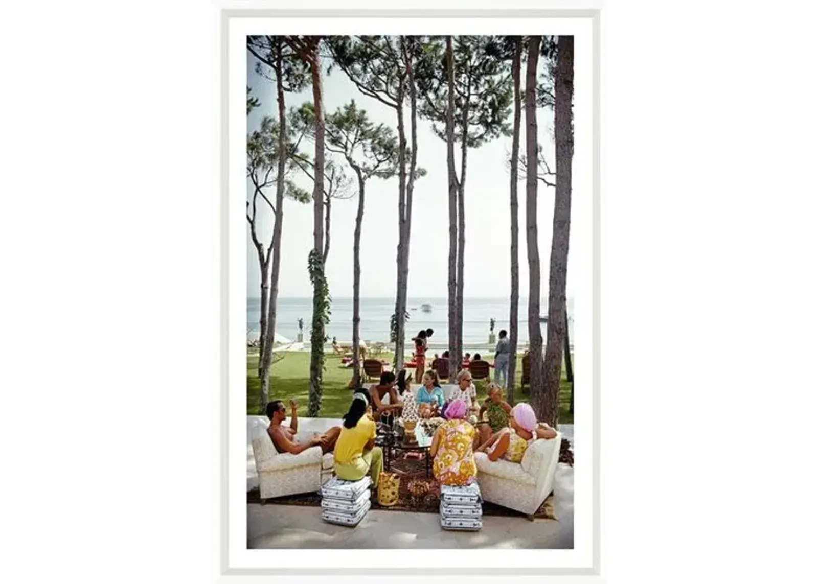 Slim Aarons - Marbella House Party - White