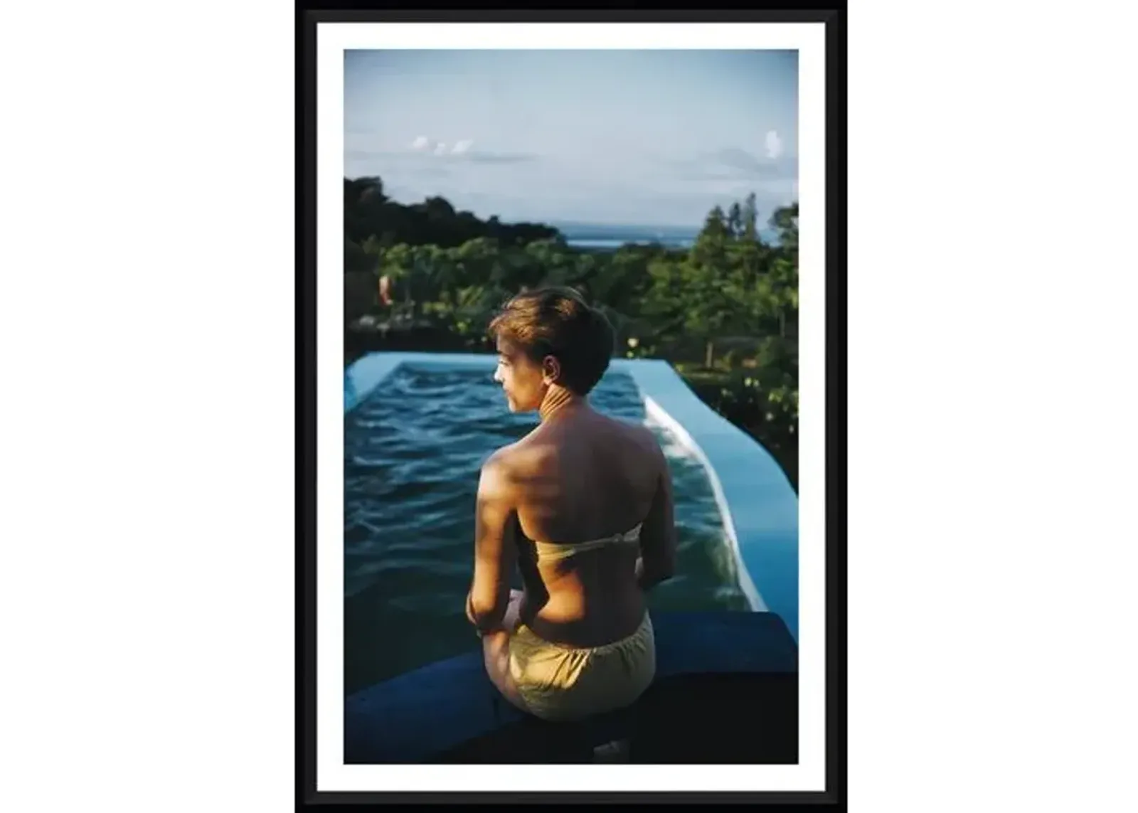 Slim Aarons - Poolside In Kenya - Black