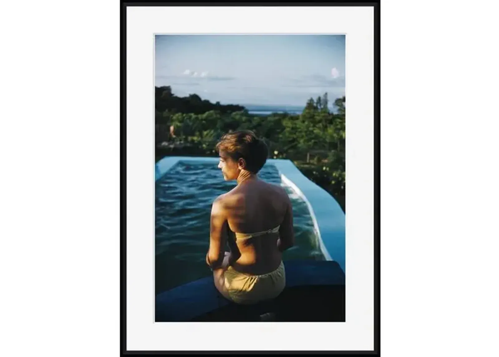 Slim Aarons - Poolside In Kenya - Black