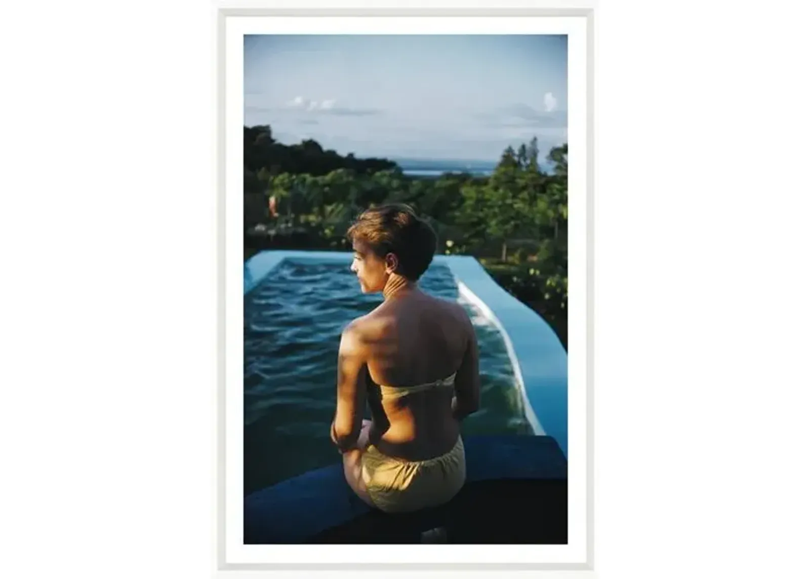 Slim Aarons - Poolside In Kenya - White