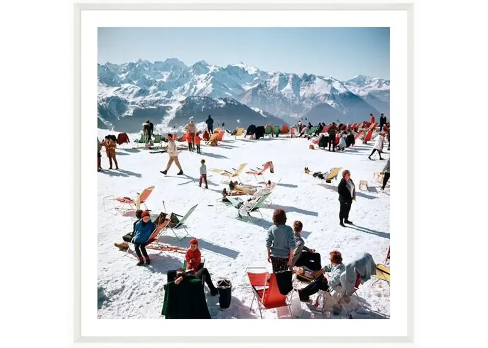 Slim Aarons - Verbier Vacation - White