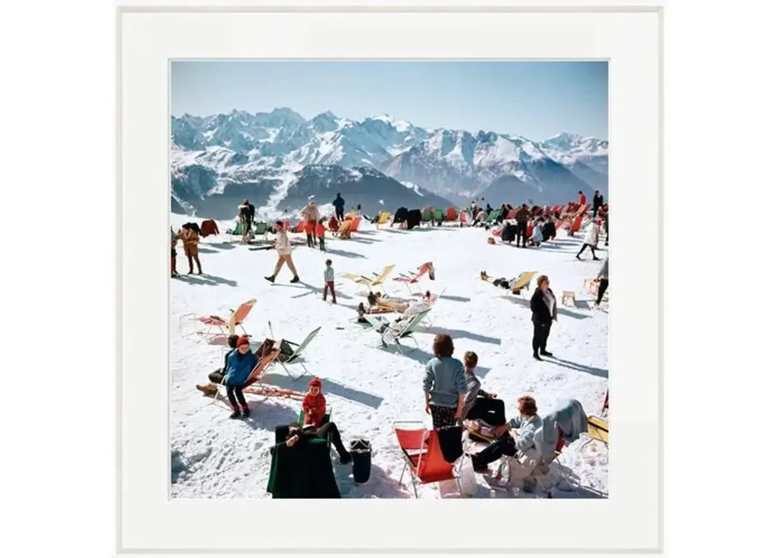 Slim Aarons - Verbier Vacation - White