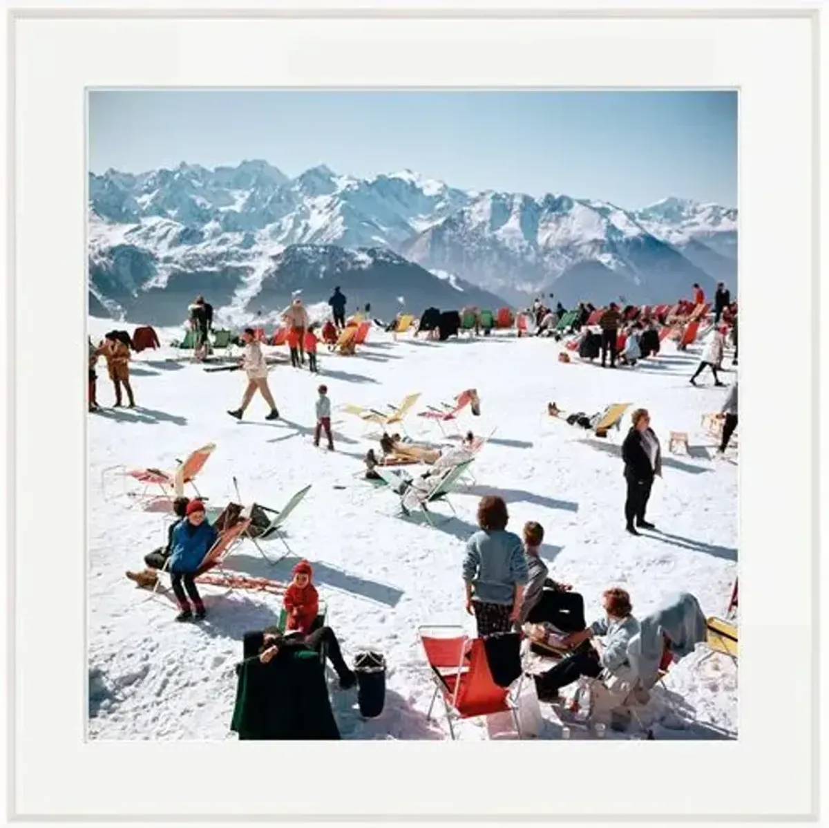 Slim Aarons - Verbier Vacation - White